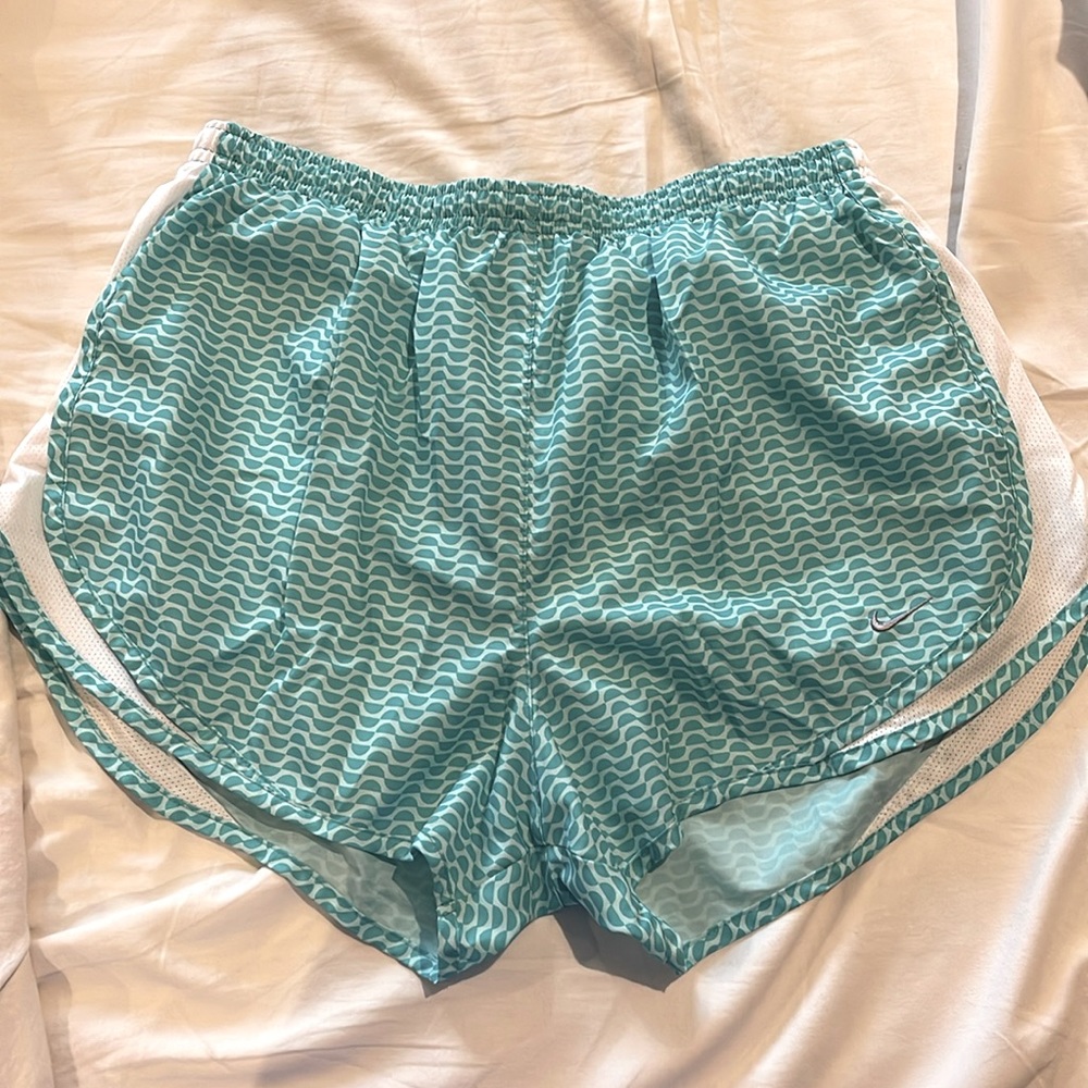 EUC Large Teal Nike Tempo shorts
